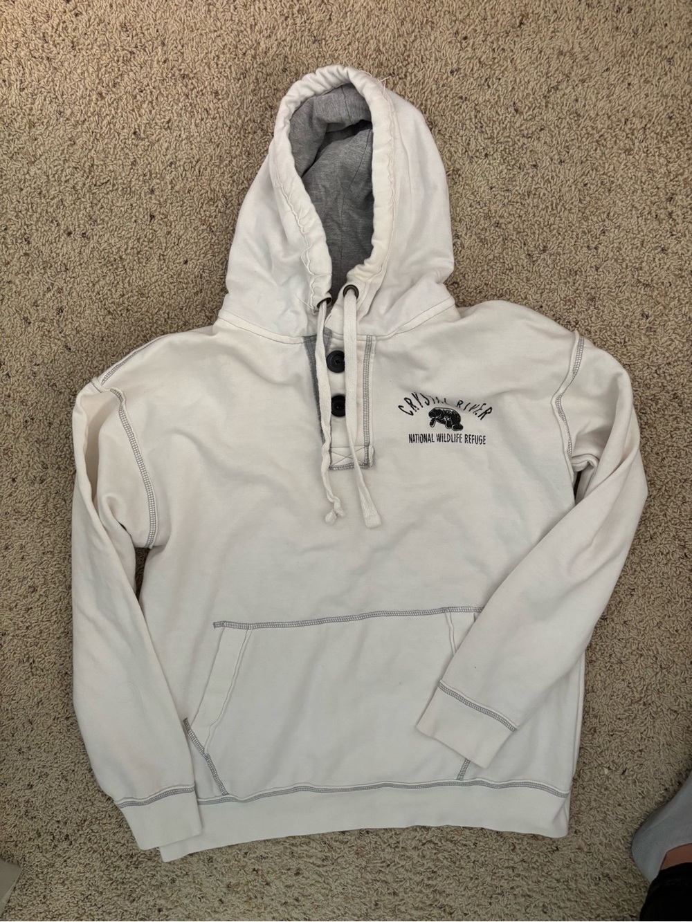 Crystal River wildlife refuge White Hoodie